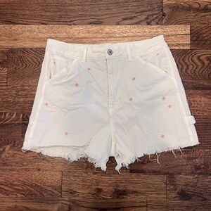 Women’s White Jean Shorts